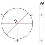 Чертеж Хомут под растяжки DHRH (Вулкан)