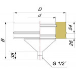 Чертеж Кондесатосборник DCH (Вулкан)