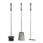 Античное серебро 2 Каминный набор VKN011 пять цветов (Вулкан)