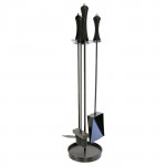 Черный Каминный набор VKN021 пять цветов (Вулкан)