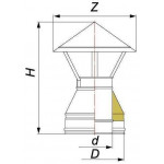 Чертеж Зонт DAH (Вулкан)