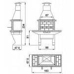 Чертеж Барбекю Urgell (Argemi)