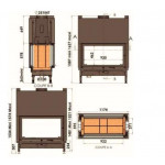Чертеж Топка D1200 DF (Chazelles)