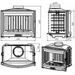 Чертеж Топка Solo G70 (Chazelles)