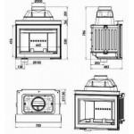 Чертеж Топка HP 700 L (Chazelles)