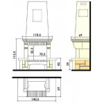 CS10 Камин Solo CS10 (Chazelles)