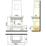 CS20 Камин Solo CS20 (Chazelles)