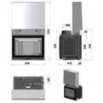 Чертеж Топка C 701R VE (Chazelles)