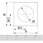 Чертеж Фланец FXX для сэндвича (Дымок)