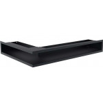 Графит Решетка каминная Люфт угловая 9х40х60см (Kratki)