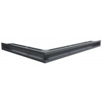 Графит Решетка каминная Люфт угловая правая 60 (Kratki)