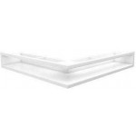 Белый Решетка каминная Люфт угловая стандарт 90 (Kratki)