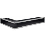 Стальная Решетка каминная Люфт угловая 6х40х60см (Kratki)