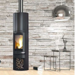 Черный Печь TALLY 8 S (EdilKamin)