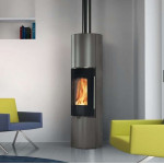 Серый Печь TALLY 8 UP S (EdilKamin)