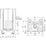 Чертеж Топка WINDO3 85 (Edilkamin)