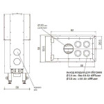 Чертеж 2 Топка WINDO3 P50 (Edilkamin)