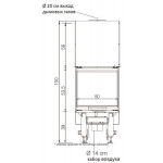 Чертеж Топка WINDO3 P50 (Edilkamin)
