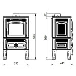 Чертеж 2 Печь Lawa (Ferguss)