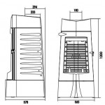 Чертеж Печь Chamane (Invicta)