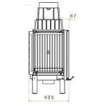 Чертеж Топка LCI 11 GDF (Liseo Castiron)