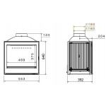 Чертеж Топка LCI 5 GDF (Liseo Castiron)