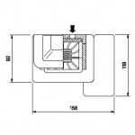 Чертеж Барбекю Gallipoli 4 (Palazzetti)