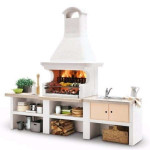 Стол + Стол с мойкой Барбекю Malibu 2 (Palazzetti)