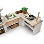 Угловой столик Барбекю Malibu 2 (Palazzetti)