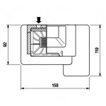 Чертеж Барбекю Tropea 3 (Palazzetti)