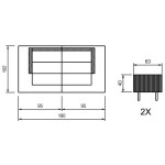 Чертеж Барбекю Patmos (Palazzetti)