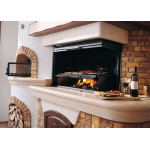 Вид сбоку Камин BRUNICO (Palazzetti)