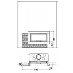 Чертеж Камин CAMDEN (Palazzetti)