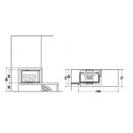 Чертеж Камин CITY (Palazzetti)