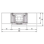 Чертеж Камин LOS ANGELES (Palazzetti)