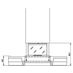 Чертеж Камин LOS ANGELES (Palazzetti)