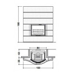 Чертеж Камин WINDSOR (Palazzetti)