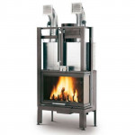 Стекло справа SX Топка Ecomonoblocco 78 V08 aperto dx/sx (Palazzetti)