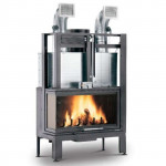 Стекло слева SX Топка Ecomonoblocco 86 V08 aperto dx/sx (Palazzetti)