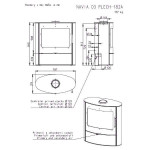 Чертеж Печь NAVIA (Romotop)