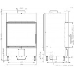 Чертеж 2 Топка Heat 2G 59.50.01 (Romotop)