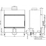 Чертеж Топка Heat 2G 80.50.01 (Romotop)