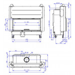 Чертеж Топка Heat 3G L 110.50.04 (Romotop)