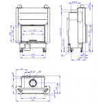 Чертеж Топка Heat 3G L 66.50.04 (Romotop)