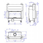 Чертеж Топка Heat 3G L 88.50.04 (Romotop)