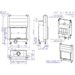 Чертеж Топка Heat 3G L 88.66.04 (Romotop)