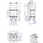 Чертеж Топка Heat C 3G L 50.52.31.24 (Romotop)