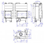 Чертеж Топка Heat R/L 3G L 65.51.40.24 (Romotop)