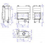 Чертеж 2 Топка Heat R/L 3G L 81.51.40.24 (Romotop)
