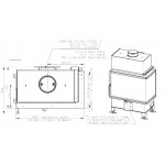 Чертеж 2 Топка Heat R/L 2G S 60.44.33.23 (Romotop)